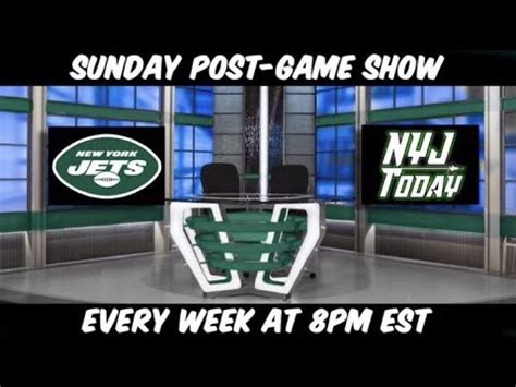 Jets Vs Falcons In London Regular Season Week 5 Post Game Show