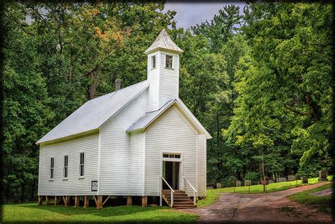 Historic Missionary Baptist Church in Cades Cove Photograph by Wendell Franks