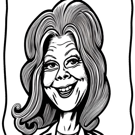 Intricate Detailed Caricature Of Elizabeth Montgomery By Robert Crumb Kawaii Chibi · Creative