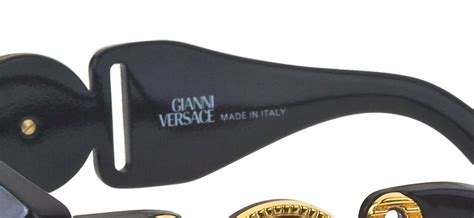 Gianni Versace Vintage Mod 414a Black Sunglasses For Sale At 1stdibs Versace Sunglasses