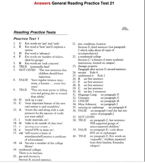 General Reading Practice Test For Ielts Pdf 30 Tests Ielts Fever