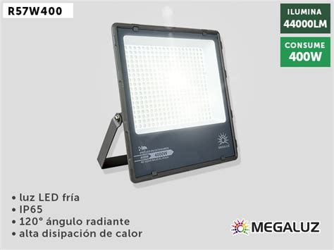 Reflector Led W Megaluz Iluminaci N Y Control El Ctrico