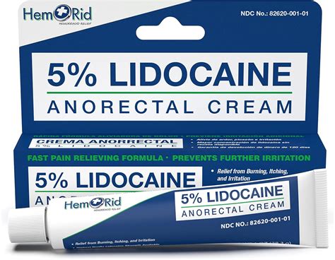 Buy 5 Lidocaine Maximum Strength Anorectal Hemorrhoid Cream Online At