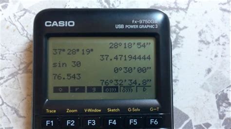 Cómo operar con grados minutos y segundos en una calculadora casio fx