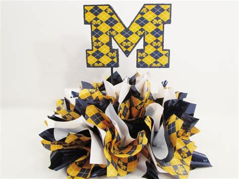 University Of Michigan M Logo Table Centerpiece Graduation Center