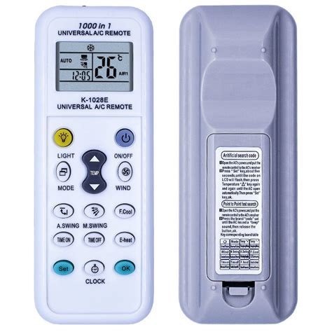 K 1028e LCD Screen A C Universal Remote Controller For Air Conditioner