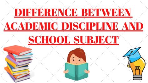 Difference Between Academic Discipline And School Subject