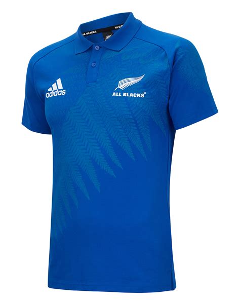 Adidas Adult All Blacks Polo Shirt Blue Life Style Sports Eu