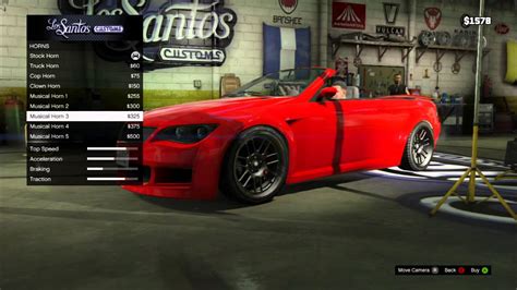 Gta V All Horns At Los Santos Customs Youtube