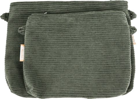 Pochette Tissu Velours C Tel Kaki Papa Pique Et Maman Coud