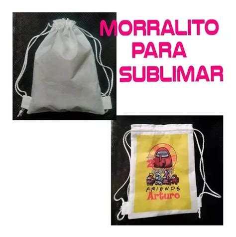 Dulcero Morralito Mochila Para Sublimar X Cm Pz