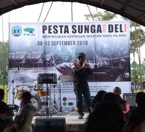 Di Pesta Sungai Deli Ketua Koni Medan Sebut Sungai Deli Ikon Kota Medan