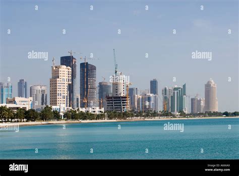 Doha Corniche Qatar Stock Photo - Alamy