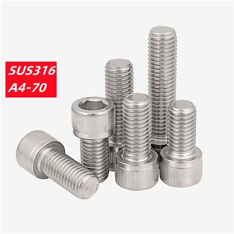 Quick Delivery1 M8 M10 M12 Stainless 316 Allen Capscrew Allen Bolt