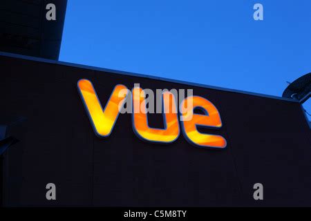 VUE cinema sign logo Stock Photo - Alamy