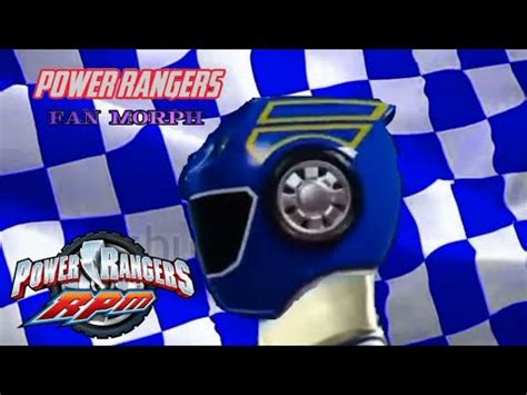 power rangers rpm blue ranger fan morph - YouTube