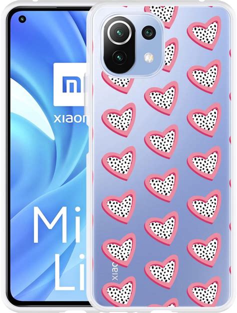 Xiaomi Mi 11 Lite 11 Lite 5G NE Hoesje Hartjes Met Stippen Designed