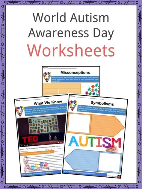 World Autism Awareness Day Facts, Worksheets and Events For Kids