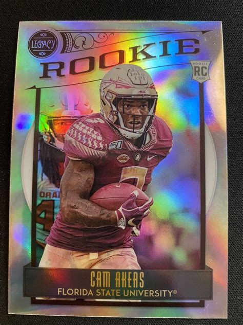 Cam Akers 2020 Panini Legacy Premium SILVER Prizm RC 173 Seminoles