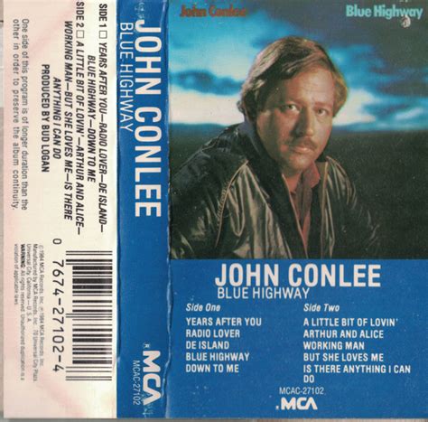 John Conlee Blue Highway 1984 Cassette Discogs