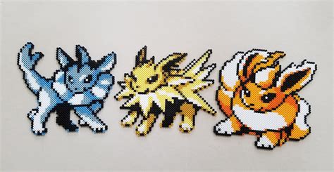 Pixel Bead Art Pokemon Eevee Evolution Etsy España