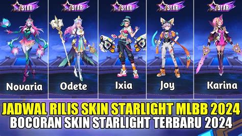 BOCORAN JADWAL RILIS SKIN STARLIGHT TERBARU MOBILE LEGENDS 2024 SKIN