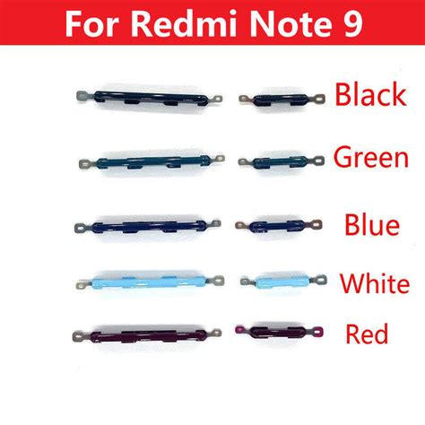 For Xiaomi Redmi Note 9 Power Button On Off Volume Up Down Side Button Key Shopee Philippines