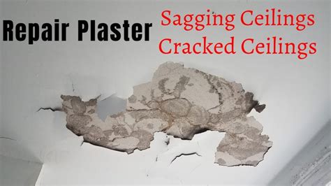 How To Repair Plaster Ceiling Cracks | Sagging In 2021 | ToolSpart