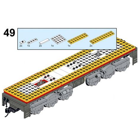 MOC 106739 8500 GTEL Fuel Tender Only Retro Train Letbricks