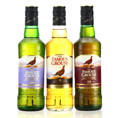 Famous Grouse Scotch Whisky 3 X 35cl Whisky Auctioneer
