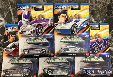 2025 HOT WHEELS Silver Series ACCELERACERS Full Set Of 5 WALMART