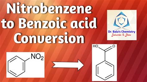 Nitrobenzene To Benzoic Acid Conversion Class Cbse Neet Iit