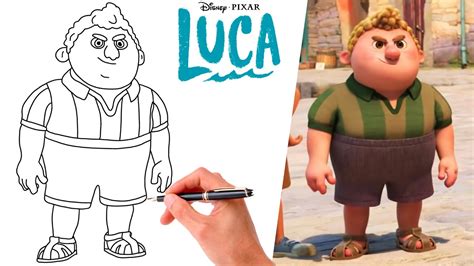 How To Draw CICCIO FROM LUCA NEW Disney Movie 2021