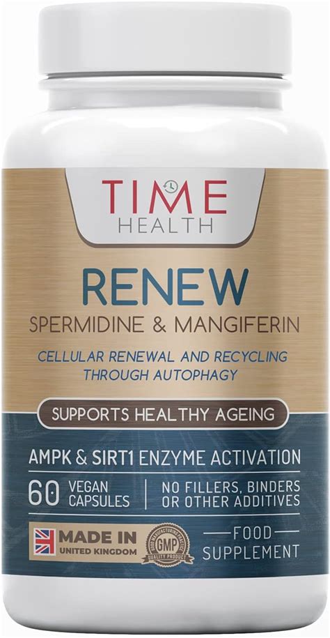 Renew Spermidine Maximum Strength 45mg Per Capsule Longevity