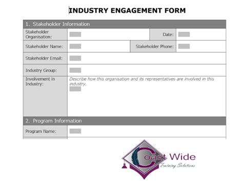 Industry Engagement Form