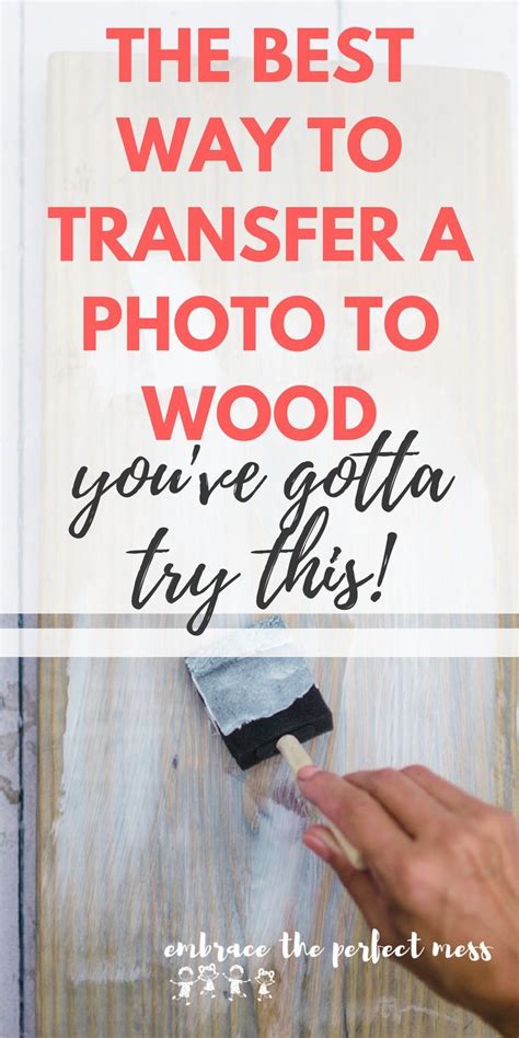 How To Transfer A Photo Onto Wood In Photo Onto Wood Photo