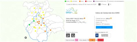 Habrá contingencia ambiental en la CDMX este 5 de marzo Así está la