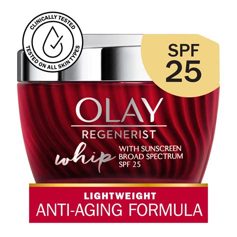 Olay Regenerist Whip Face Moisturizer Spf 25 Combination Skin 1 7 Oz