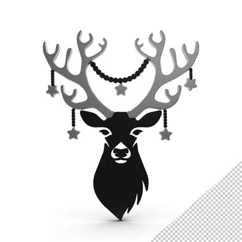 Premium Psd Merry Christmas Deer Xmas Png