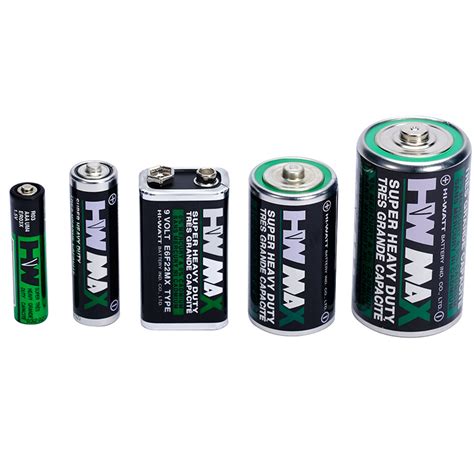 HW BRAND CARBON ZINC BATTERY ER03 AAA SIZETiger Head Batteries 555