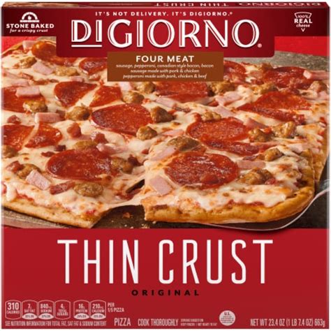 DiGiorno Four Meat Classic Thin Crust Frozen Pizza 24 8 Oz Pick N Save