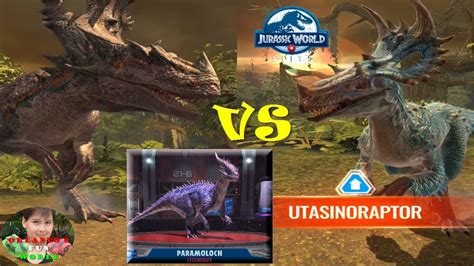 Legendary Allosinosaurus Vs Utasinoraptor Jurassic World Alive New