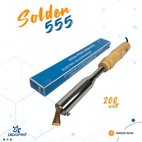 Jual Solder Listrik 200W Gagang Kayu 555 200 Watt Electric Soldering