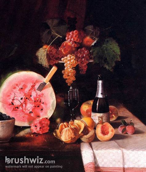 Still Life With Watermelon By William Merritt Chase Oil Painting