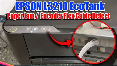 How To Fix Paperjam Replace Folded Encoder Flex Cable Epson L