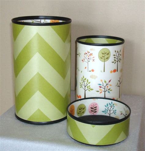 The Best Tin Can Desk Accessory Set Ever Pencil Holder