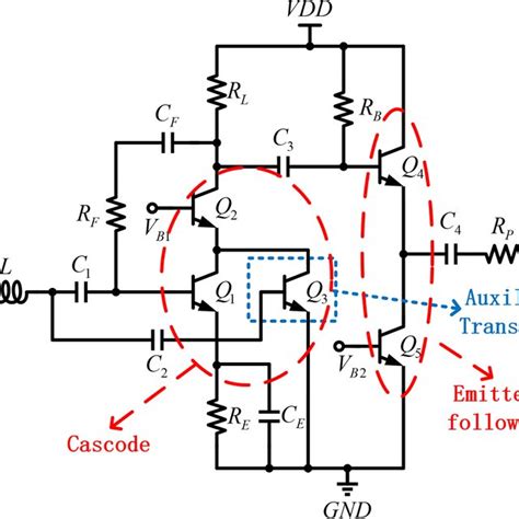 The Small‐signal Equivalent Circuit Of The Cascode Stage Color Figure