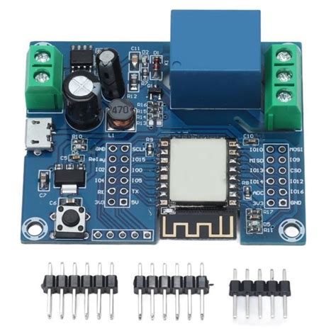 ZJCHAO Module De Relais 1 Canal Module De Relais ESP8266 1 Canal Carte