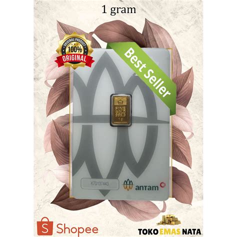 Jual Logam Mulia Emas Antam 1 Gram Kemasan Terbaru Certicard Certieye