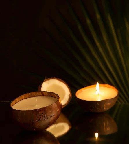 Coconut Shell Soy Wax Candle At Rs Piece Soy Candle In New Delhi